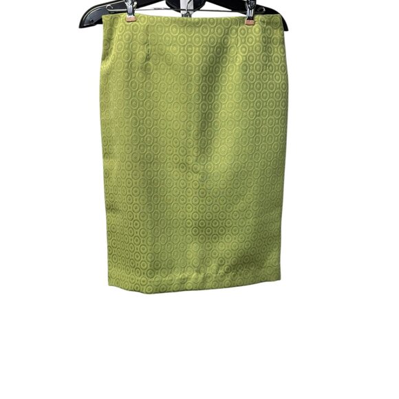 NWT Signature by Larry Levine Skirt Style TB2P17XKO Size 6 - Color Citron - Picture 7 of 11